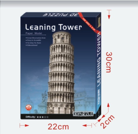 Πύργος Της  Πίζας Μ 3D Puzzle