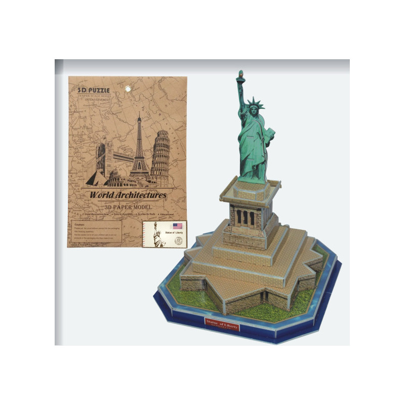 Άγαλμα της Ελευθερίας Slim 3D Puzzle