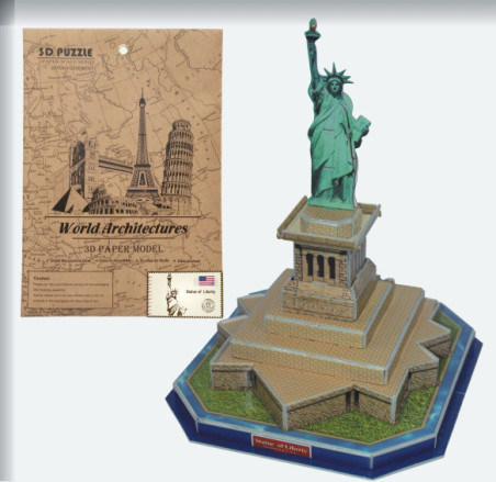 Άγαλμα της Ελευθερίας Slim 3D Puzzle