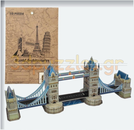 Γέφυρα του Λονδίνου Slim 3D Puzzle