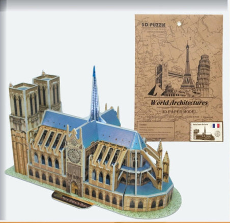Παναγία των Παρισίων Slim 3D Puzzle