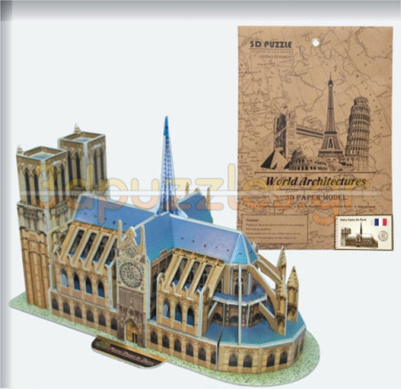 Παναγία των Παρισίων Slim 3D Puzzle