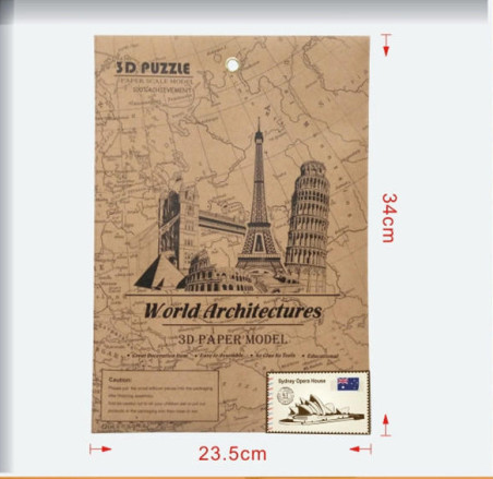 Όπερα του Σίδνεϊ Slim 3D Puzzle