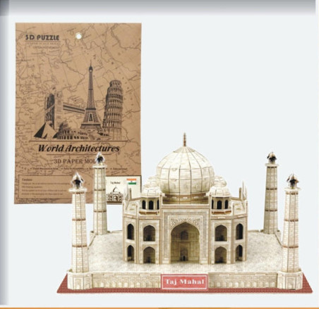 Tαζ Μαχάλ Slim 3D Puzzle