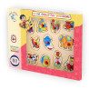 Ξύλινο Puzzle Ενσφηνώματα Μαθαίνω τα Παιχνίδια