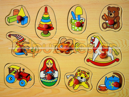 Ξύλινο Puzzle Ενσφηνώματα  Παιχνίδια 
