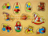 Ξύλινο Puzzle Ενσφηνώματα  Παιχνίδια 