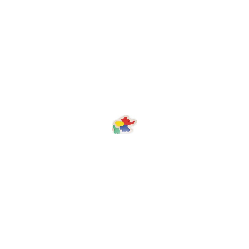 Ξύλινο Puzzle Ενσφηνώματα Παζλ Ελεφαντακι 