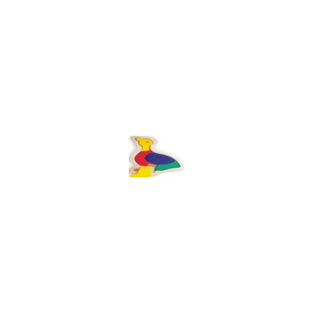 Ξύλινο Puzzle Ενσφηνώματα Παζλ Παπακι 