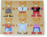 Ξύλινο Puzzle Ενσφηνώματα Αρκουδάκια