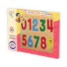 Ξύλινο Puzzle Ενσφηνώματα Αριθμοι