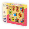 Ξύλινο Puzzle Ενσφηνώματα  Παιχνίδια 