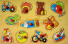 Ξύλινο Puzzle Ενσφηνώματα  Παιχνίδια 