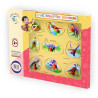 Ξύλινο Puzzle Ενσφηνώματα  Δεινόσαυροι