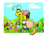 Ξύλινο Puzzle Ενσφηνώματα Μέλισσα