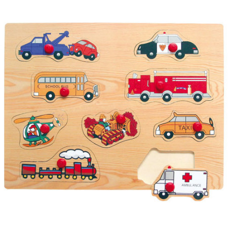 Ξύλινο Puzzle Ενσφηνώματα Ενσφήνωμα Μέσα Μεταφοράς