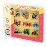 Ξύλινο Puzzle Ενσφήνωμα Μέσα Μεταφοράς