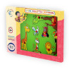 Ξύλινο Puzzle Ενσφηνώματα Ενσφήνωμα ζώα της άγριας φύσης