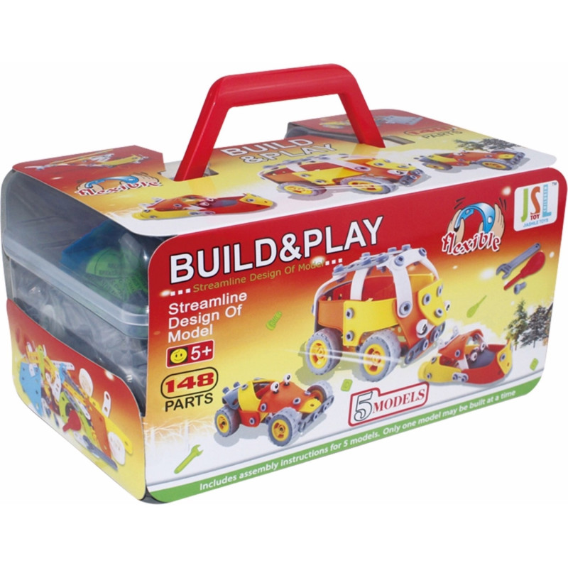 BUILD & PLAY Βαλιτσάκι κατασκευών  5 σε 1