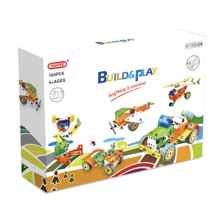 BUILD & PLAY SET κατασκευών 5 σε 1