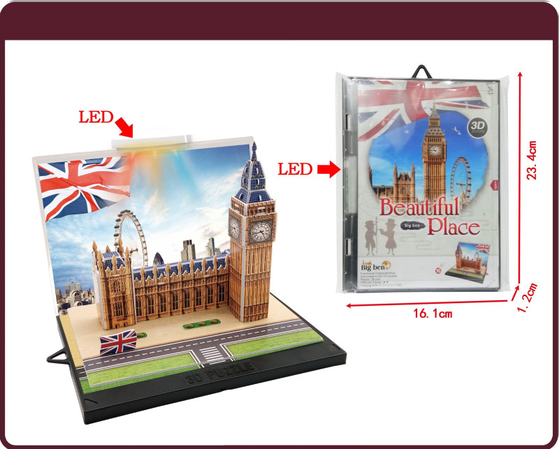 3D PUZZLE LED Big Ben