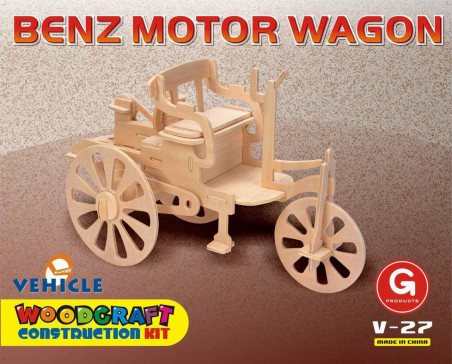Ξύλινη συναρμολογουμενη κατασκευή: BENZ MOTOR WAGON